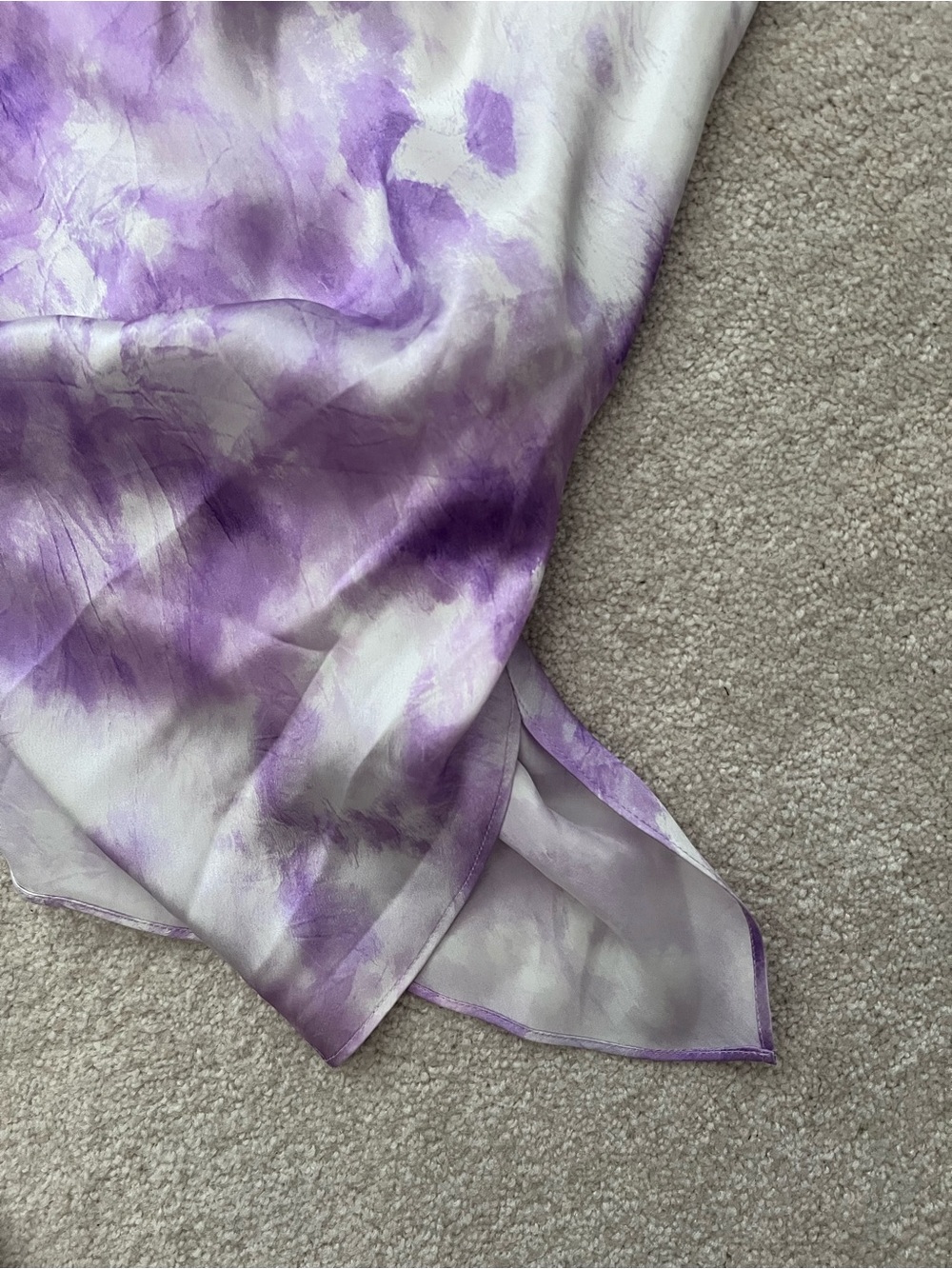 Cami NYC Pink & Purple Tie-Dye Slip Midi - Picture 7 of 8